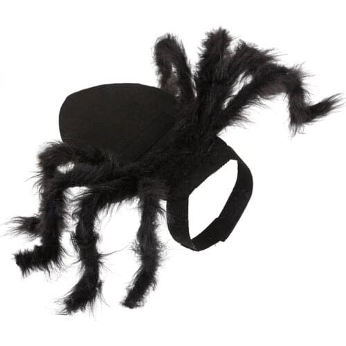 Halloween Pet Spider Clothes Dogs Cats Party Dress Up Simulation Spider