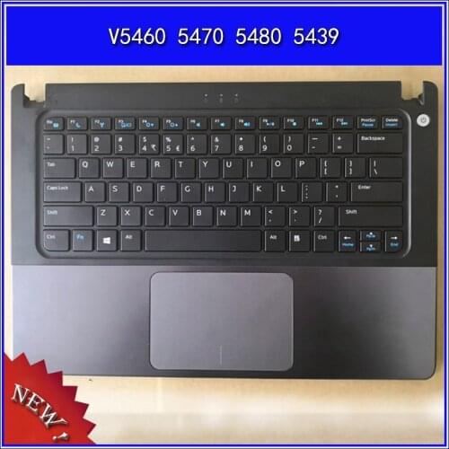 Laptop Palmrest Upper cover English keyboard For DELL Vostro V5460 5470 5480 5439 bottom base cover lower cover C/D Shell