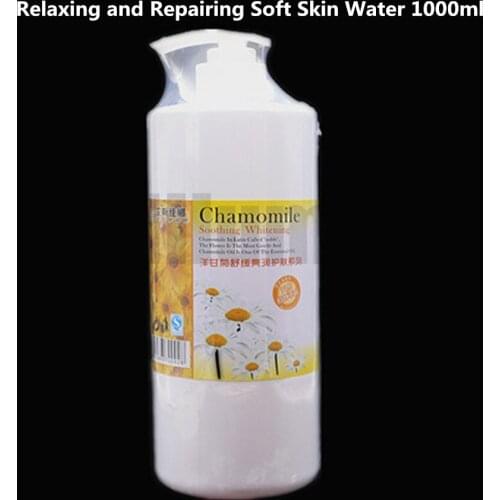 1000ml Chamomile Relaxing Repairing Soft Skin Toner Water Skin Elasticity Anti-allergic Moisturizing Repair