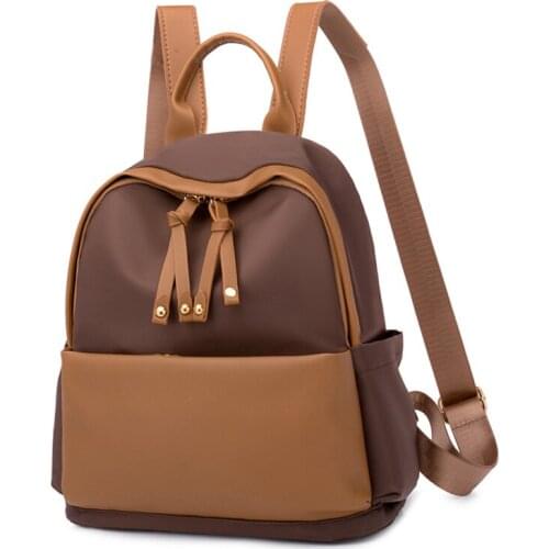 Splicing Backpack Women Large Capacity Student Backpack School Bag for Teenage Girls Light Shoulder Bags for Travel Backpacks