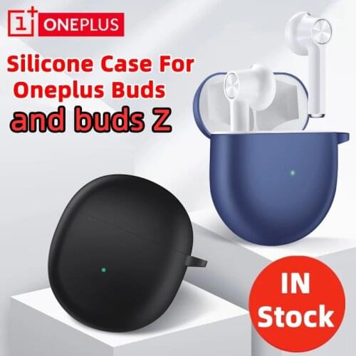 Silicone Case for OnePlus Buds Z TWS Wireless Bluetooth Headset Shockproof Soft Protective Cover for OneP lus Buds Z Case