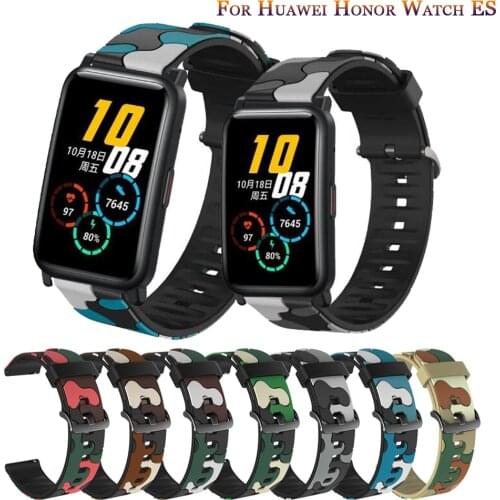 Replaceable Watchbands For Huawei Honor Watch ES Printing Soft Silicone Strap For Huami Amazfit GTS 2 Bracelet Galaxy Active 2