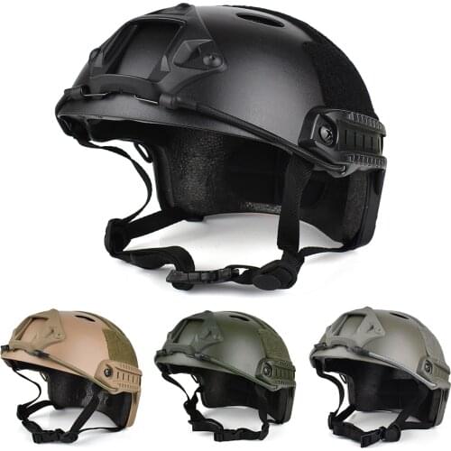 Tactical Airsoft FAST Helmet Military BB Gun Rifle Shooting Paintball Equipment Hunting Wargame Combat PJ Simple Version Helmet