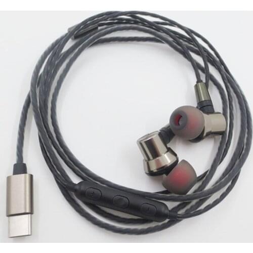 Replacement Audio Cable for SHURE SE215 SE535 UE900 Headphones Microphone Volume Control TYPE-C MMCX 23 AugT0