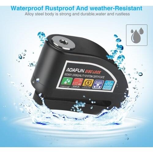 Motorcycle anti-theft lock Disc brake anti-theft lock Mountain bike anti-theft lock Electronic anti-theft alarm