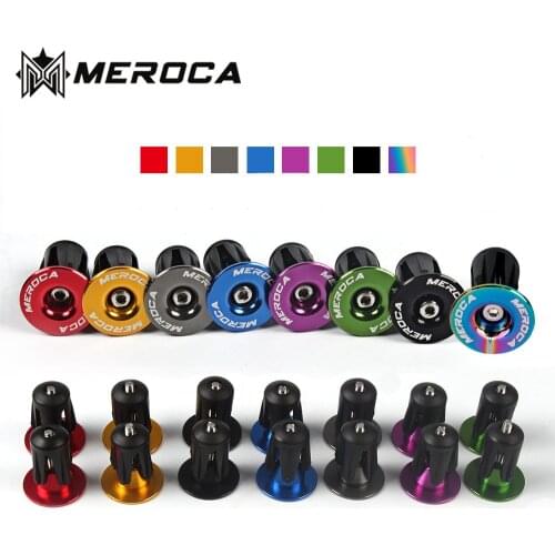 1 pair Bike grip cap expansion with MTB road bike handlebar accessories Rower Bar Ends Bicicletas Grips Sepeda