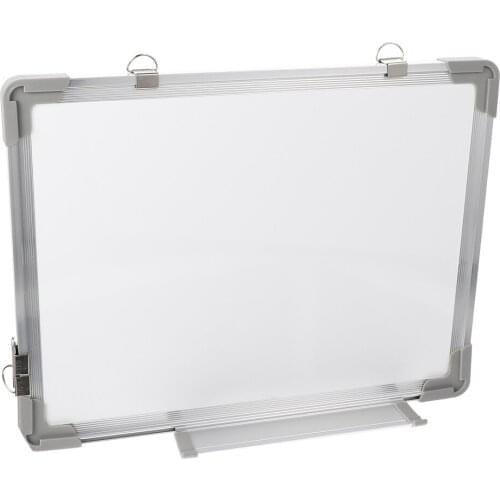 1pc Magnetic Portable Dry Erase White Board Hanging Double-sided Whiteboard