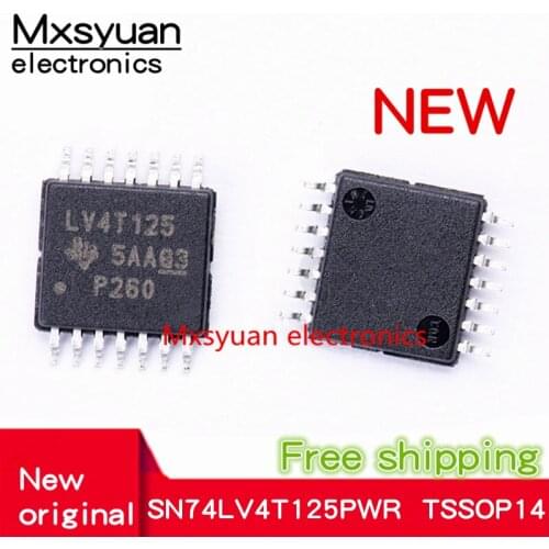 10pcs~50pcs/LOT SN74LV4T125PWR SN74LV4T125PW SN74LV4T125 LV4T125 TSSOP-14 New original