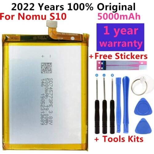 High Quality New 5000mAh Replacement Battery for Nomu S10 Cell Phone Battery
