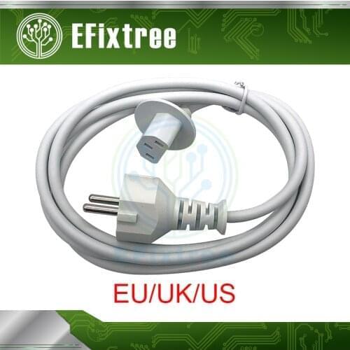50Pcs UK EU Plug A1311 A1418 A1312 A1419 A1267 A1407 A1316 AC Power Cable Adapter Wall Power Cord Extension Charger For iMac