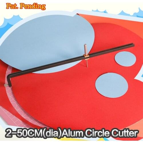 2-50CM(diameter) aluminium circle cutter paper circle cutter crafting circle cutter