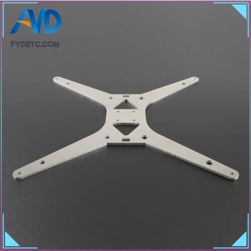 Aluminum Tarantula/HE3D Y Carriage Plate For Upgrade Hotbed Heatbed Support Plate MGN12H Carriage 3mm Thickness 3D Printer Parts