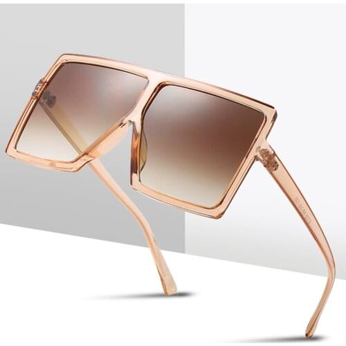 Brand Retro Steampunk Square Frame Male Sunglasses Men All Black Oversized Big Sun Glasses for Men Women Sun Glasses