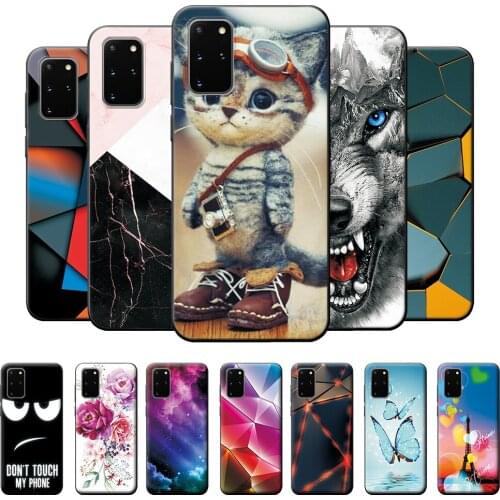 For Samsung S20 Plus Case Soft Back Cover For Samsung S20 Plus Cute Animal Bumper For Samsung Galaxy S20 Plus Case S20Plus 6.7"