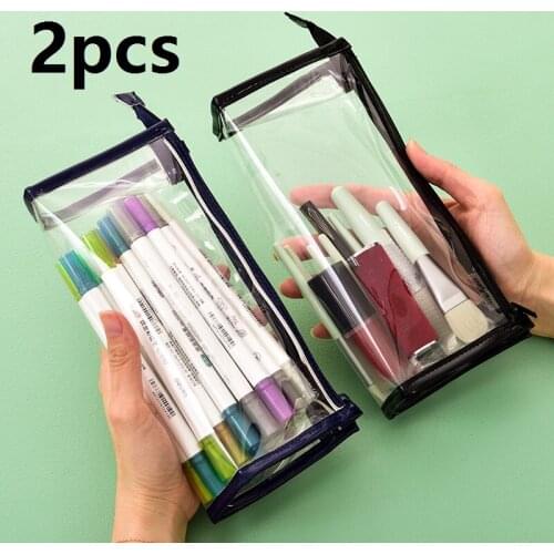 Deli Transparent Pencil Cases