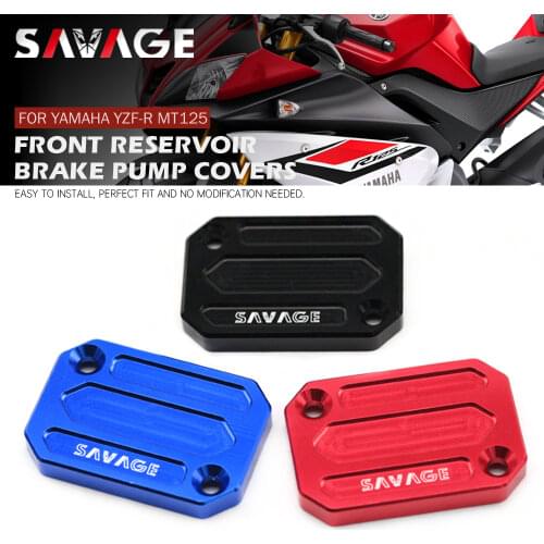 Front Brake Master Cylinder Cover For YAMAHA YZF R125 2014-2020/ MT-125 2016-2020 Motorcycle Fluid Reservoir Cap YZF-R125 MT125
