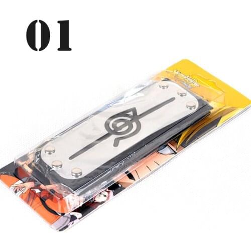 Anime Narut Forehead Fashion Guard Headband Cartoon Cosplay Accessories Pack Boy Girl Headband Gifts