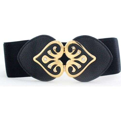 Fashion Ladies Elastic Belts All-match Elastic Decoration Wide Belts Ladies Wide Belts Elastic Belts Belts Ladies Belts