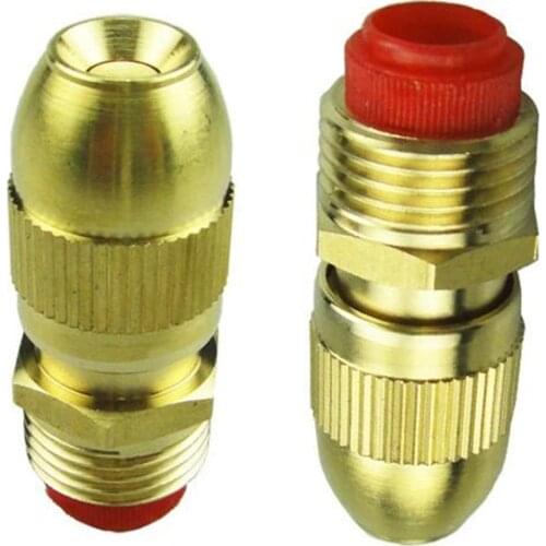 100pcs 1/2 inch 360 Degrss Connector Thread Water Sprinkler Irrigation Spray Nozzle Watering Head Garden Brass Supplies