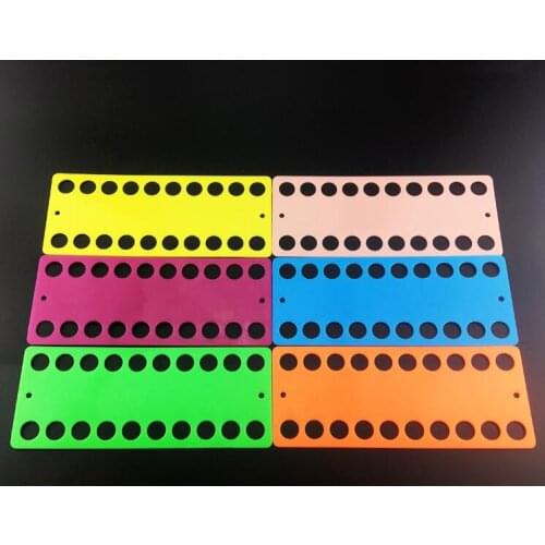 Oneroom Random color 6pcs big hole thread pad plastic floss organizer plate sheet for cross x stitching sewing DIY tool craft