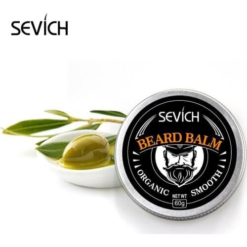 Sevich Organic Beard Wax Hair loss Products 30g/60g Moisturizing Beard Balm For Smoothing Mens Beard Men Moustache Cream