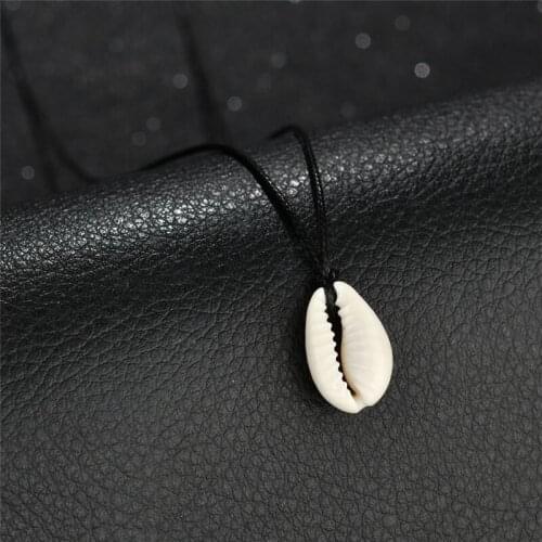 Bohemian Conch Shell Pendant Necklace for Women Fashion Ocean Sea Beach Choker Necklaces Rope Boho Shell Jewelry