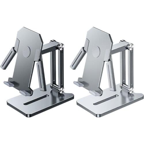 Adjustable Cell Phone Stand Foldable Desktop Tablet Holder Friendly Phone Holder for All Smartphone Tablet for ipad Pro