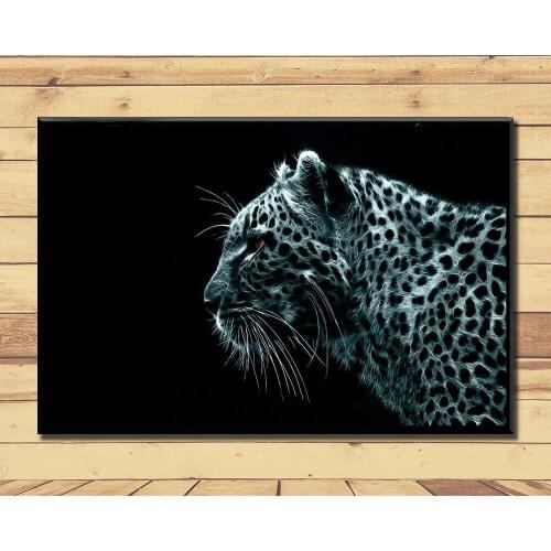 Cheetah Fierce Animal (22) Wall Posters Prints Silk Art Painting For Home Wall Bedroom Decor