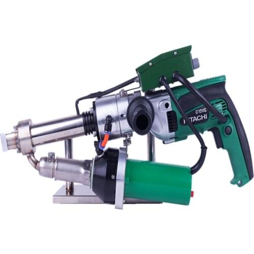 SWT-NS600C thermoplastic welding extruder welding seam with PP PE plastic welding rods