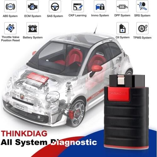 ThinkDiag scanner OBD2 full system Code Reader than X431 easydiag Diagnostic Tool support 15 reset services pk AP200 golo