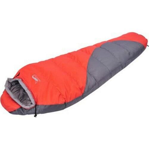 Outdoor super light double thick Mummy adult sleeping bag camping cotton sleeping bag