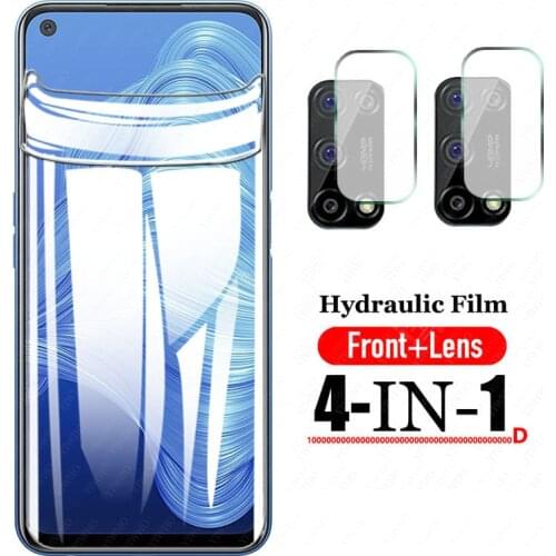 Protective Hydrogel on Realme 7 5G Screen Protector Soft Film For Oppo Realme 7 Pro 6i 7i Global 6 Pro Camera Tempered Glass
