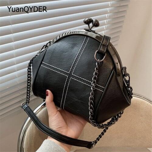 Fashion Chain Design Ladies Shoulder Bag High Quality PU Leather Women Messenger Bags Solid Color Designer Womens Wallet Bolsos