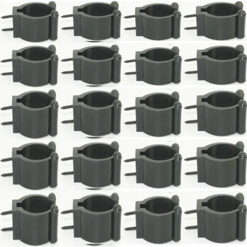 0.9 " Standard Fishing Pole Storage Tip Clips Clamps Rod Holders With Screws