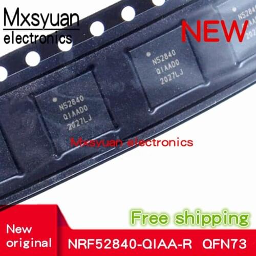 2PCS~20PCS/LOT NRF52840-QIAA-R N52840 NRF52840-QIAA QFN-73 2.4GHz 5.0 Bluetooth chip New original