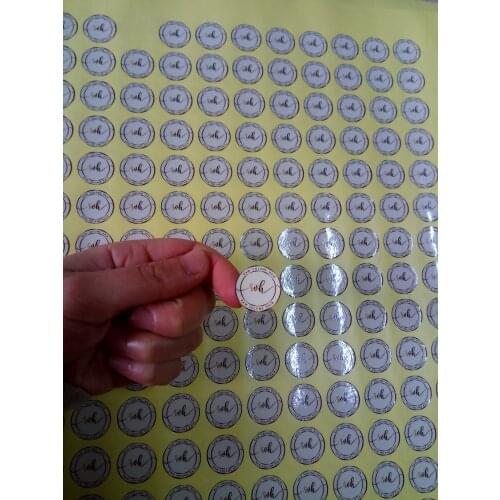 20MM (0.79inch) Gift Label Stickers Custom Logo Printing Labels