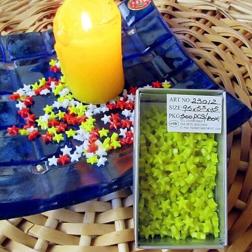 300pcs Wholesale custom white glass micro star model sculpture decoration micro landscape Home Furnishing aquarium accessories