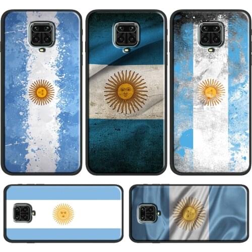 Argentina Flag Case For Xiaomi Redmi Note 10 Pro 8T 9S 7 8 9 Pro Cover For Redmi 9T 9C 9 9A 7A 8A K40