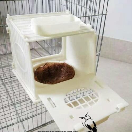 Bird cage Bird house white parrot cage high quality pet plastic Removable bird nest birds cage WJ112812