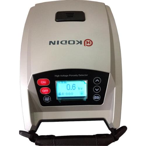 KODIN-6DJ Holiday Detector Meter 0.05m-10mm 0.6KV-30KV Spark Leak Detector Coating Electric Spark Leak Detector