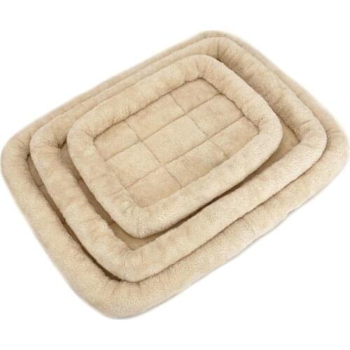 Dog Bolster Bed Mat Washable Crate Mattress Non Slip Pet Mat Dog Cushion Washable Pet Mattress