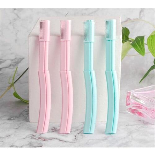 Mini Safety Protecting Net Attached Eyebrow Trimmer Razor of Japanese Imported Blade Beauty Makeup Tools E539