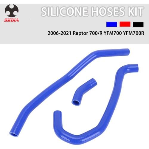 Motorcycle Water Pipe Silicone Radiator Coolant Hose For YAMAHA Raptor 700 R YFM700 YFM700R 2006-2021