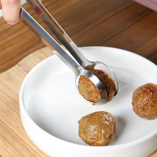 Stainless Steel Small Food Tongs Multifunctional Salad Clip Kitchen Cooking Tools Boiled Egg Clamp Cooking Accessories