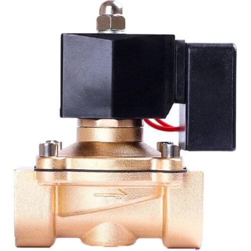1" Normally Closed Brass 24 Hours Non Hot Energy-saving Solenoid Valve 24V 12V 220V 110V