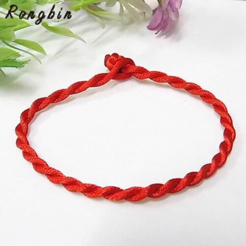 10pc New Men Bracelet Red Rope Bangle Lucky Bracelets on the Leg Women Cord String Line Handmade Jewelry For Couple Lover Gift