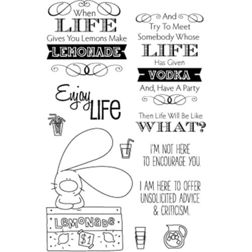 Lemons Transparent Clear Silicone Stamp/Seal for DIY scrapbooking/photo album Decorative clear stamp sheets FXL0801