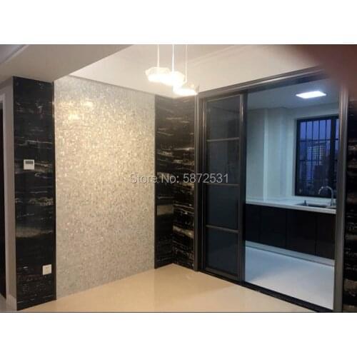 Luxury Natural Shell mosaic tiles for home decoration countertops Hotels bathroom Shell wall sticker for swimming pools