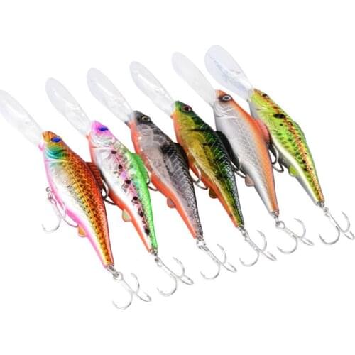 Fishing Lures 12.6cm/14.76g Minnow Floating Plastic Simulation Hard Bait ABS Plastic High Quality Fishing Lure 5 Colors