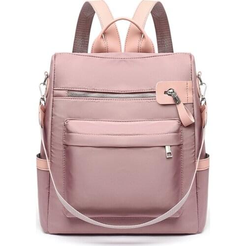 Anti-theft Women Backpack Purse Large Capacity Waterproof Nylon Backpacks for Teenage Girl School Bag Travel Bagpack Mochila